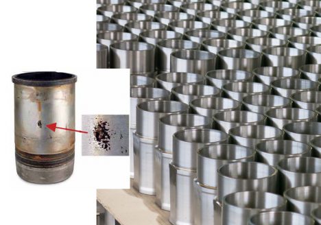 سوراخ شدگی بوش سیلندر